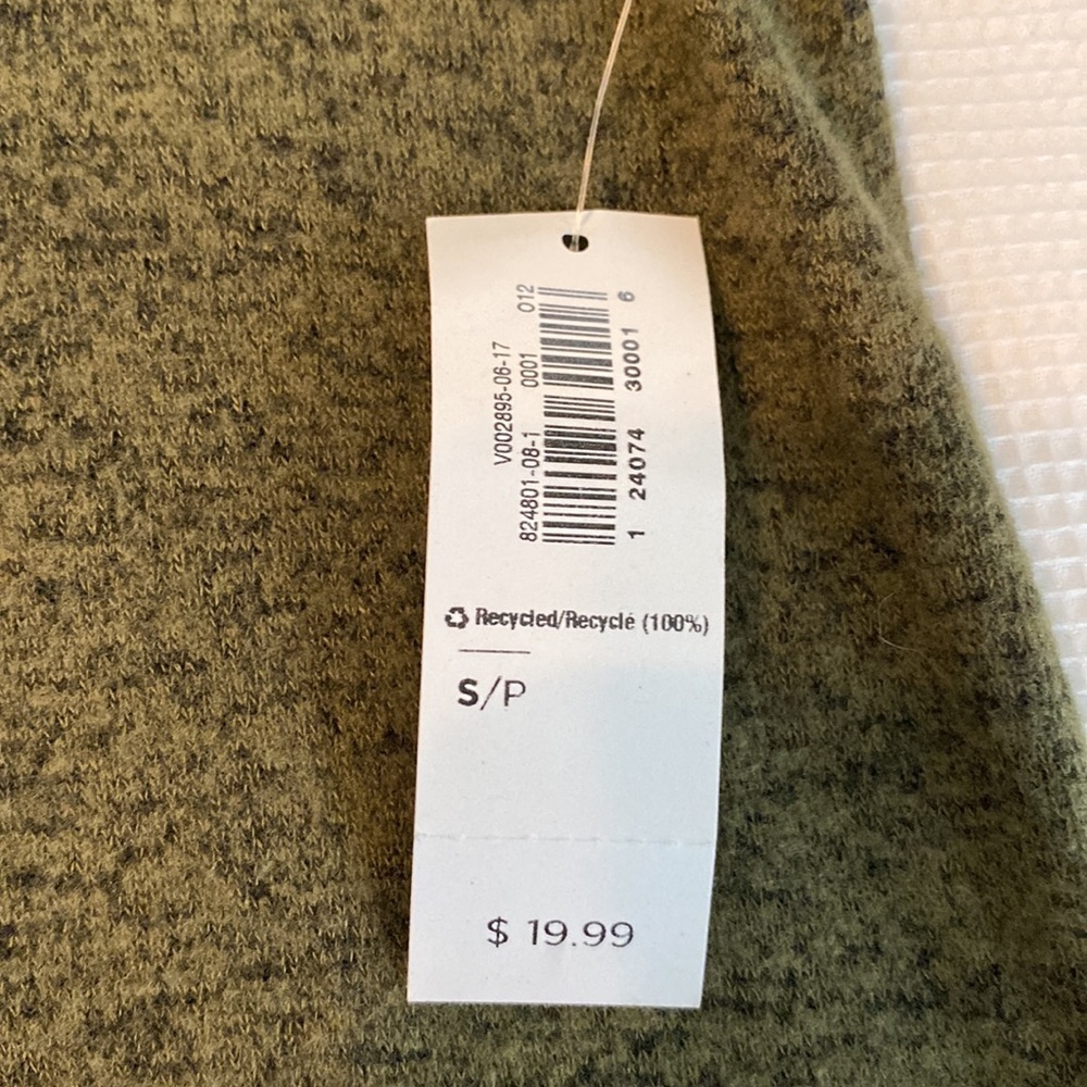 Old Navy Woman’s long sleeve soft top Size S Green - Picture 4 of 9